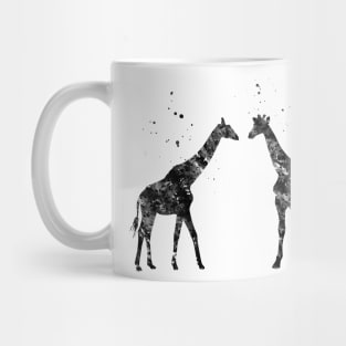 Two Giraffes Mug